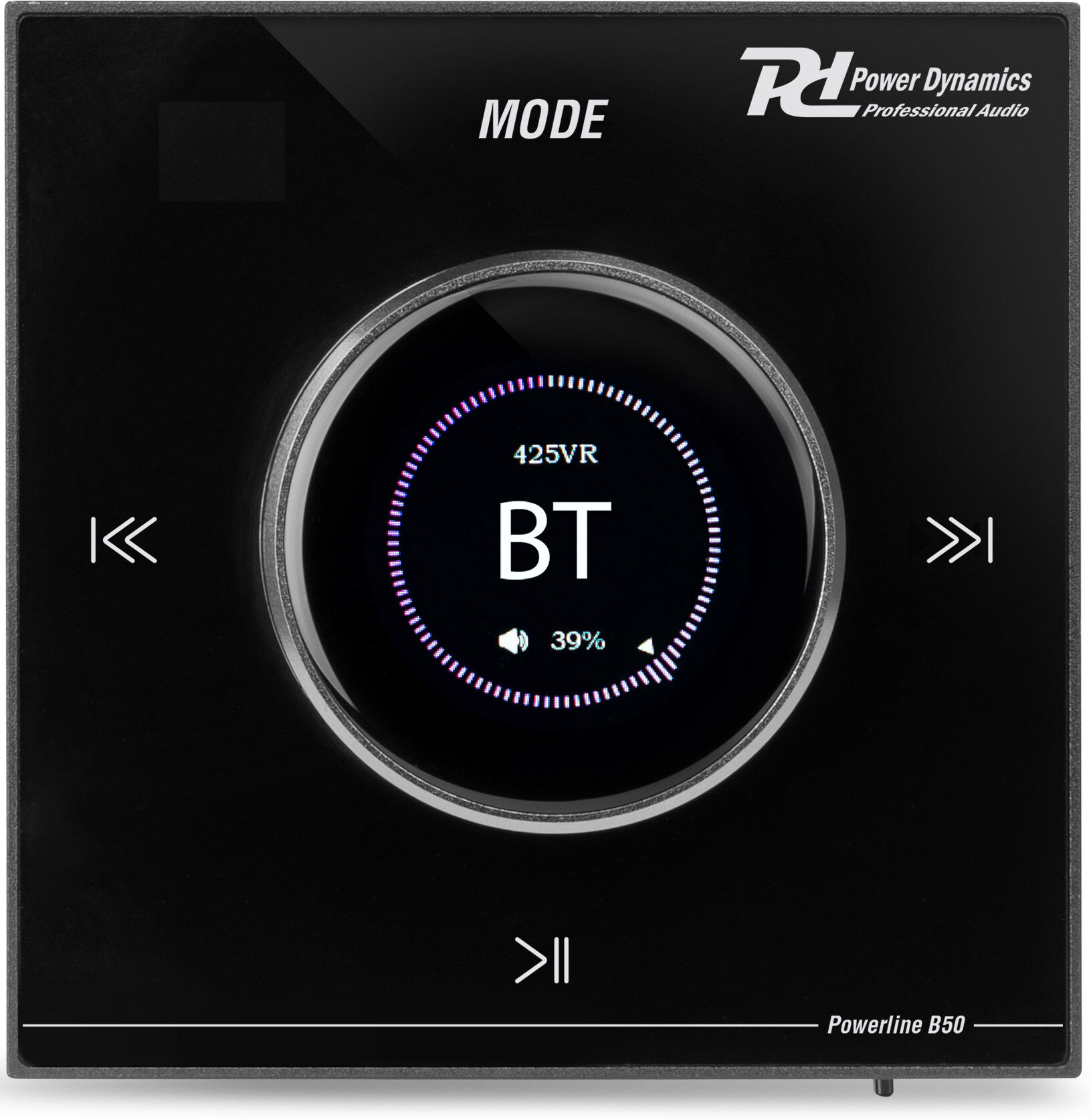 Power Dynamics Powerline B50b Wand-Audioverstärker Bt/lcd Schwarz