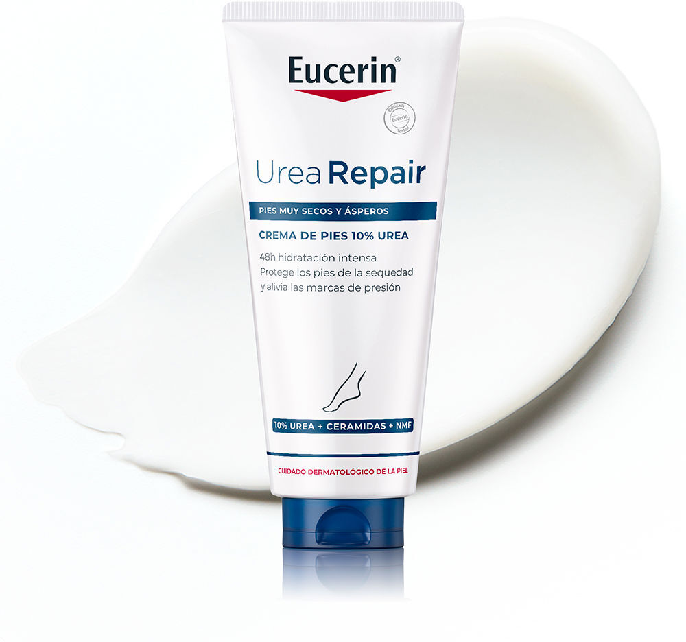 Eucerin Urearepair Plus Crema Pies 10% Urea lote 2 x 100 ml