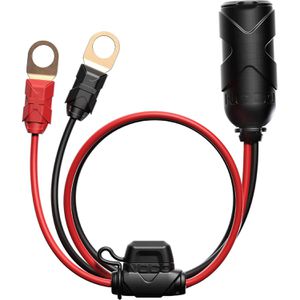 NOCO Batterieanschlusskabel GC018, mit M10 Ringöse auf 12V Steckerbuchse mit Sicherung, 61cm