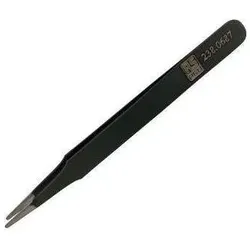 RS PRO, Pinzette, 2AESD Austenitstahl Pinzette, 120 mm, Spitz