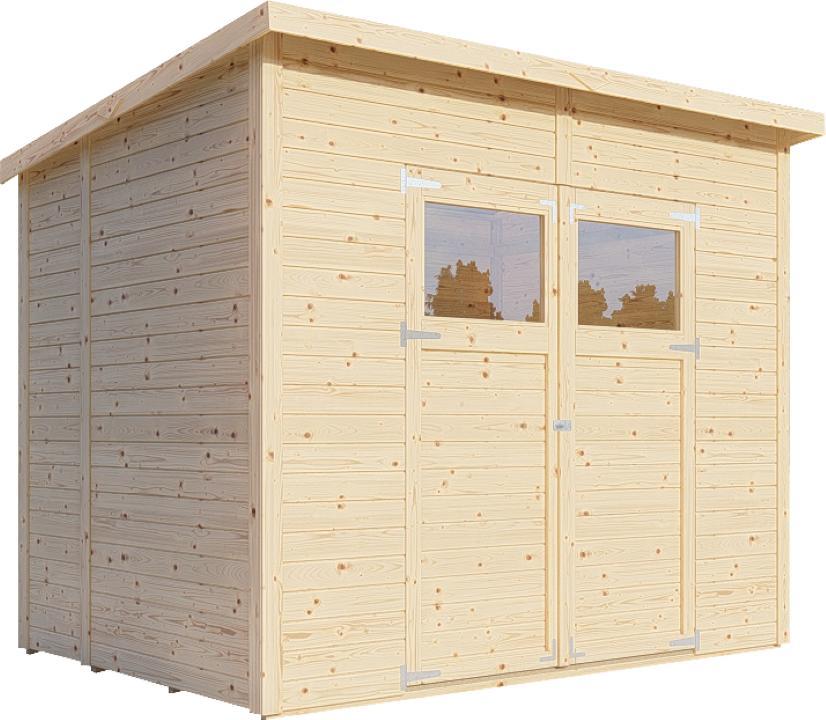 Gartenhaus Marksburg 3 14 mm natur