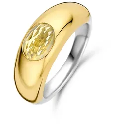 Ti Sento 12173TY Damen-Bandring Silber vergoldet, 56/17,8