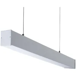 Kanlux, Deckenleuchte, ALIN 27415 Deckenleuchte max. 36W G13 silber (G13)