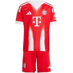 ADIDAS Kinder Fananzug FC Bayern München 25/26 Mini-Heim, Größe 116 in Rot Rot