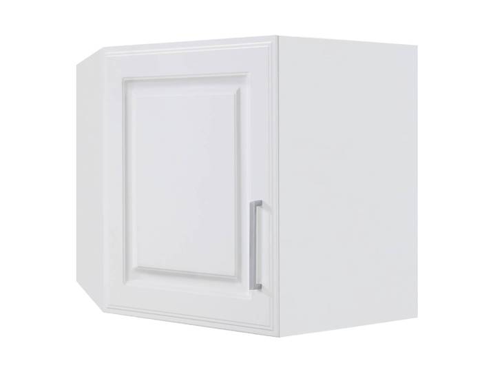Meuble d’angle haut Rom 60 x 57 x 34cm Blanc/Blanc