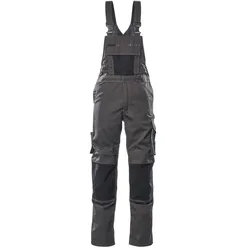 Latzhose "AUGSBURG" Unique - 90C60 (EU 114) - dunkelanthrazit/schwarz