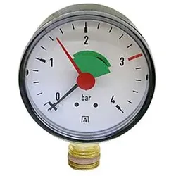 Manometer für Kessel-Füllarmatur