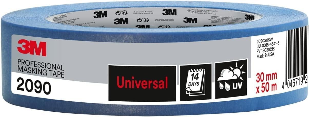 3M Malerband blauw 30,0 mm x 50,0 m