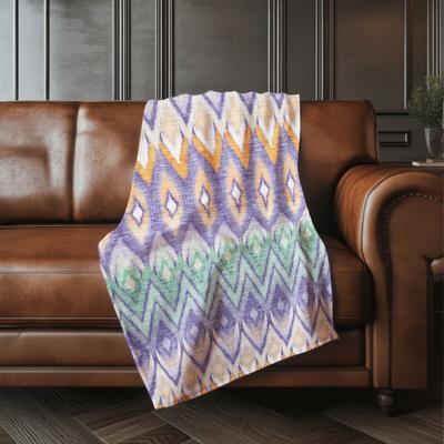Addison Rugs Premium Machine Washable Boho Global Sherpa Throw Blanket