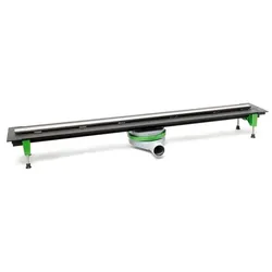 SAT Flexi Duschrinne 100 cm Polierter Edelstahl Glanz Voll SATAZ100ZL