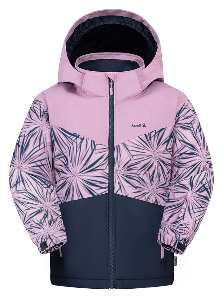 Kamik Winterjacke "Lyra" in Rosa/ Dunkelblau - 110