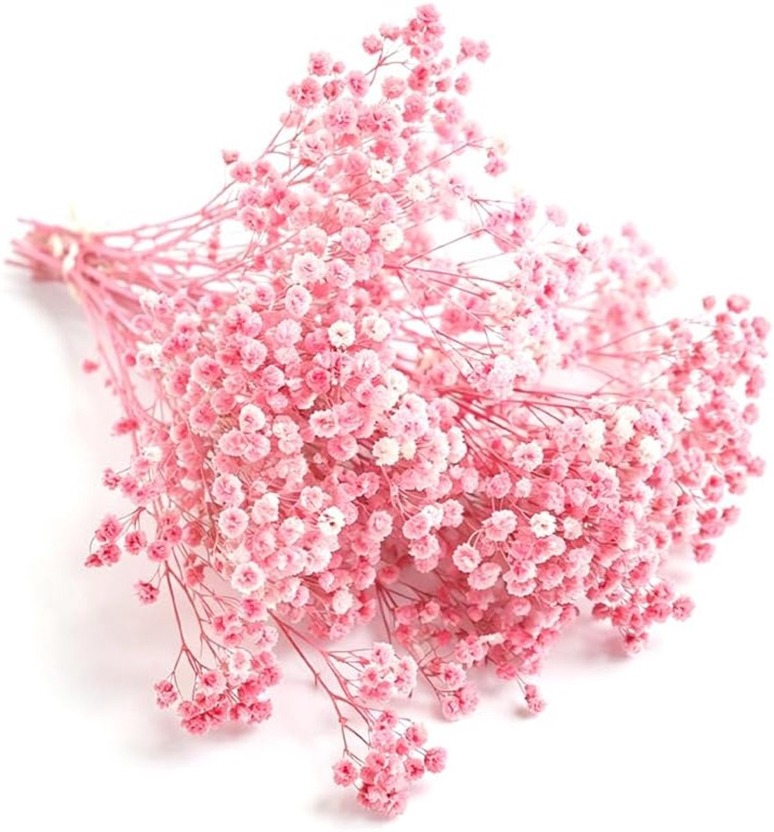 Gedroogde Gypsophila Bloemen Baby's Breath - Roze - Decoratie voor in huis
