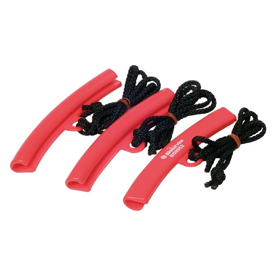 Bikeservice Bike Service Set Schutz Felgen Demontage Reifen 3 Stück (Pneumatische Werkzeuge)/Rim Pro (BS9952)