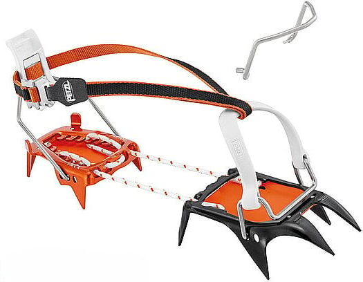 Petzl Steigeisen Leopard Hybrid Leverlock orange B