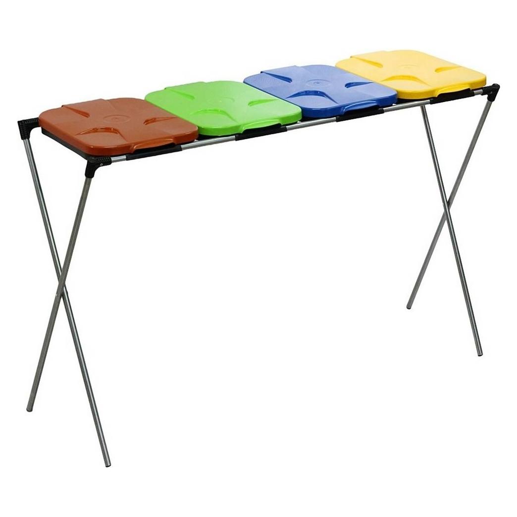 Fiskars Ständer zur Trennung von vier Abfallarten (240 l) (G71261)