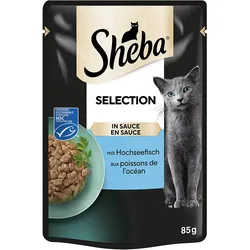 Sheba Selection in Sauce mit Hochseefisch (MSC) 28x85 g