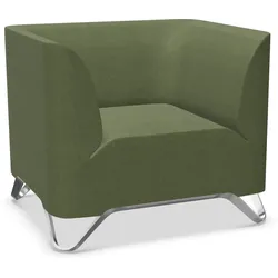 Profim Softbox 11 Sessel mit Armlehnen, Kufengestell frei konfigurierbar