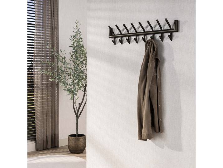 LifestyleFurn Kapstok Letica Met 2x 8 haken - Drift Brown