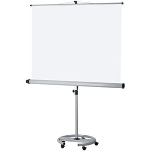 Franken Beamer-Leinwand Mobil XFSL15, 84 Zoll, 150 x 150 cm, Format 1:1, Stativleinwand
