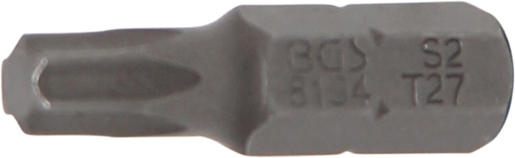 BGS Bit 8194, Antrieb Außensechskant 6,3 mm (1/4"), T-Profil (für TX) T27 ; BGS technic)