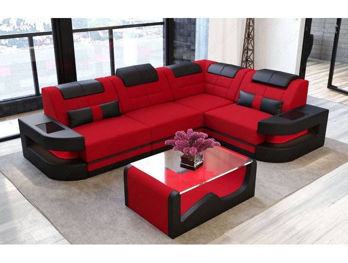 Stoff Ecksofa Como L-Form