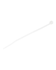 StarTech.com 4"10cm Cable Ties 7/8"22mm Dia 18lb8kg Tensile Strength Nylon Self Locking Zip UL Listed 100 Pack White Kabelbinder 10,16 cm weiß Packung mit (CBMZT4N)