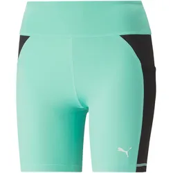 PUMA Fit 5" enge Shorts Damen 76 - electric peppermint/puma black L