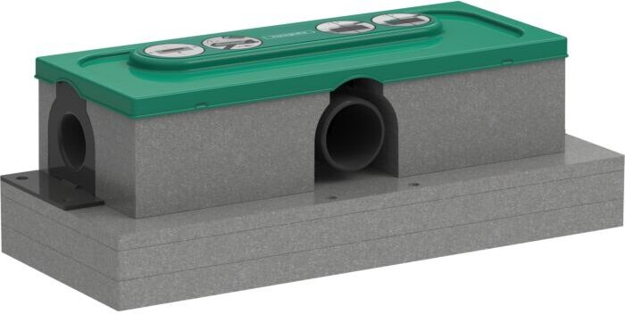 Hansgrohe uBox universal Ablaufgehäuse 01001180 für Standardinstallation, DN 50