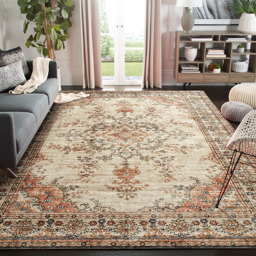 Marlow Home Co. Aminu Oriental Area Rug TIMELESS Rectangle 220 x 290cm