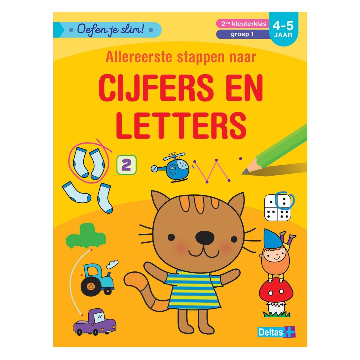 Deltas Erste Schritte zu Zahlen und Buchstaben, 4-5 Jahre (Niederländisch) (45973237)