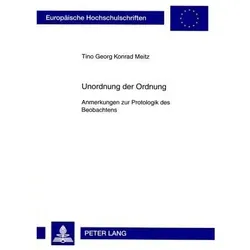 Unordnung der Ordnung, Fachbücher von Tino Georg Konrad Meitz