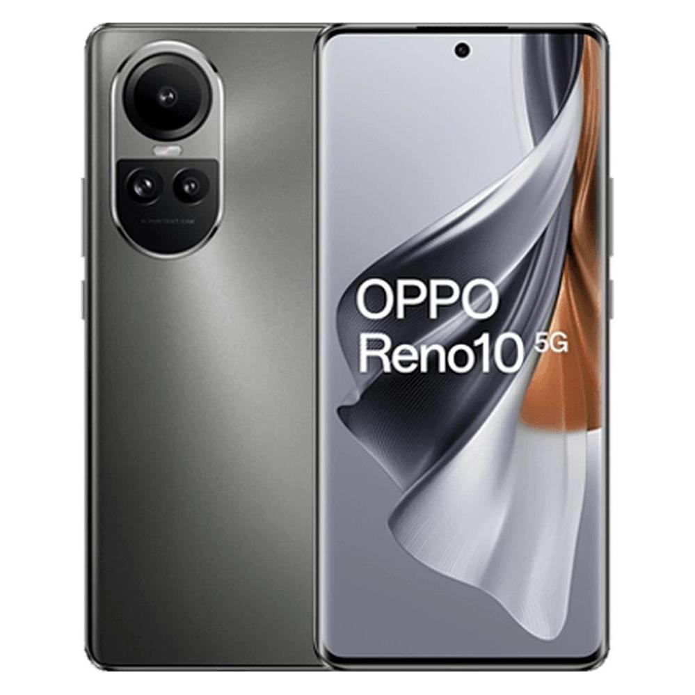 OPPO Reno 10 (256 GB, Silvery Grey, 6.70", Dual SIM, 5G) (631001000307)