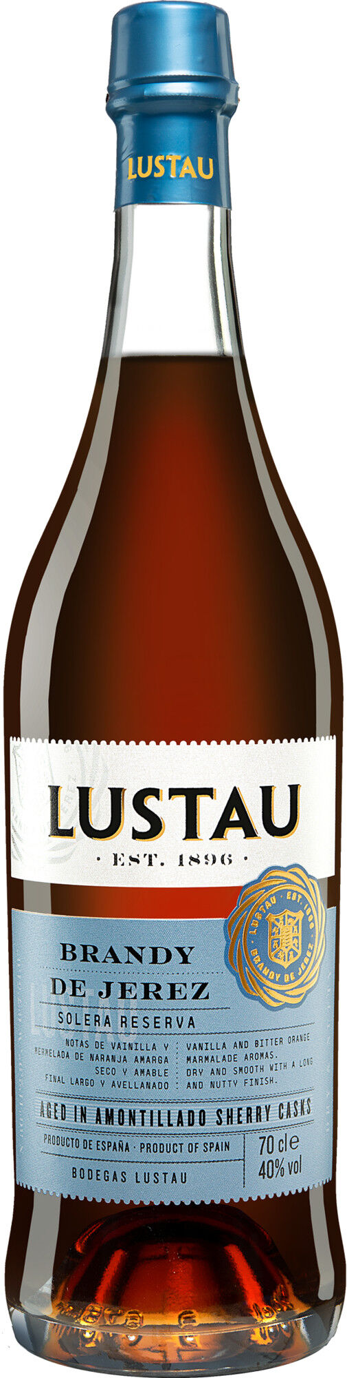 Brandy Lustau Solera Reserva - 0,7 L. 40% Vol. Brandy aus Spanien