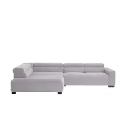 Jette Home Ecksofa aus Cord Jette Flirt ¦ grau ¦ Maße (cm): B: 311 H: 84 T: 219.0