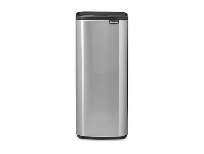 Brabantia Poubelle Bo Touch 30L (Acier mat) – Poubelle cuisine compacte à ouverture automatique soft-touch – Système de tri des déchets avec seau amovible – Sacs-poubelle PerfectFit gratuits inclus