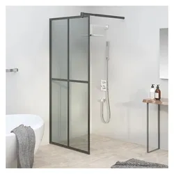 vidaXL, Duschkabine + Duschwand, Beburica (195 cm, 80 cm, 195 cm)