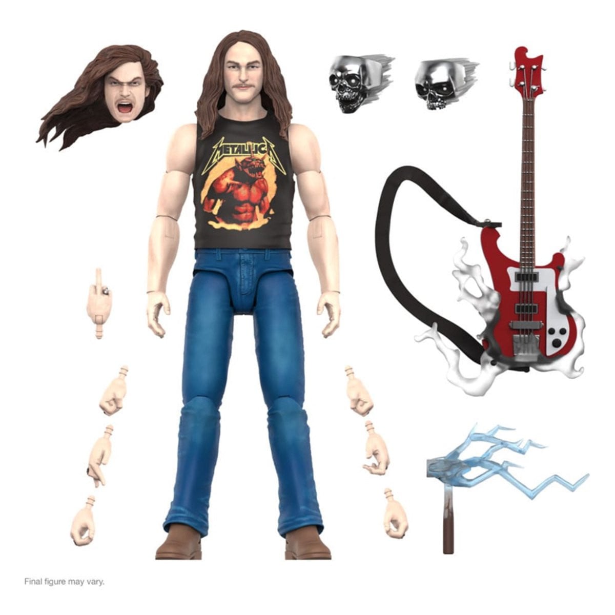 Super7 Metallica Ultimates Action Figure Wave 2 Cliff Burton - 18 cm