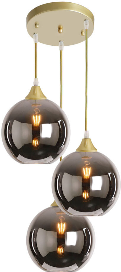 George Oliver Ber 3 - Light Cluster Pendant Silver/Gold
