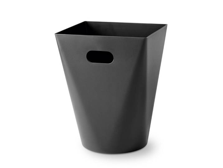 Papierkorb Square Authentics schwarz, Designer Konstantin Grcic, 27x35x25 cm