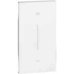 Legrand KW19MH2 LivingNow 2-modulige Tastenabdeckung My Home mit Symbol ”+/-”, Farbe White