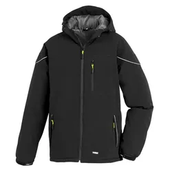 Wintersoftshell-Jacke gefüttert "VAIL" - M - schwarz