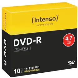 Intenso DVD-Rohlinge »DVD-R« 10 Stück silber