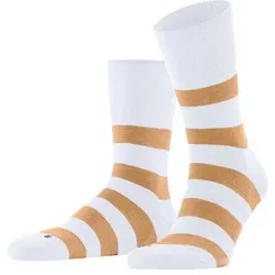 FALKE Unisex FALKE Block Stripe SO, Größe 39-41 in Weiß Weiß