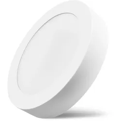 Braytron 12w LED Aufputz Deckenleuchte Deckenlampe Panel-Aufbau Rund Ø 180mm Neutralweiß