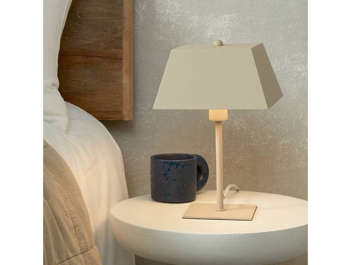 IT´S ABOUT ROMI Tischlampe Perth, creme / amber, für Flurbereich, Metall, Modern, Tischlampe