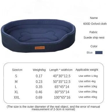 ilyeco Fluffy Dog Cushions, Pet Sofa Beds, Puppy Cat Supplies, Comfortable Blanket Mat For Small Medium Large Pets blue s 40x30cm