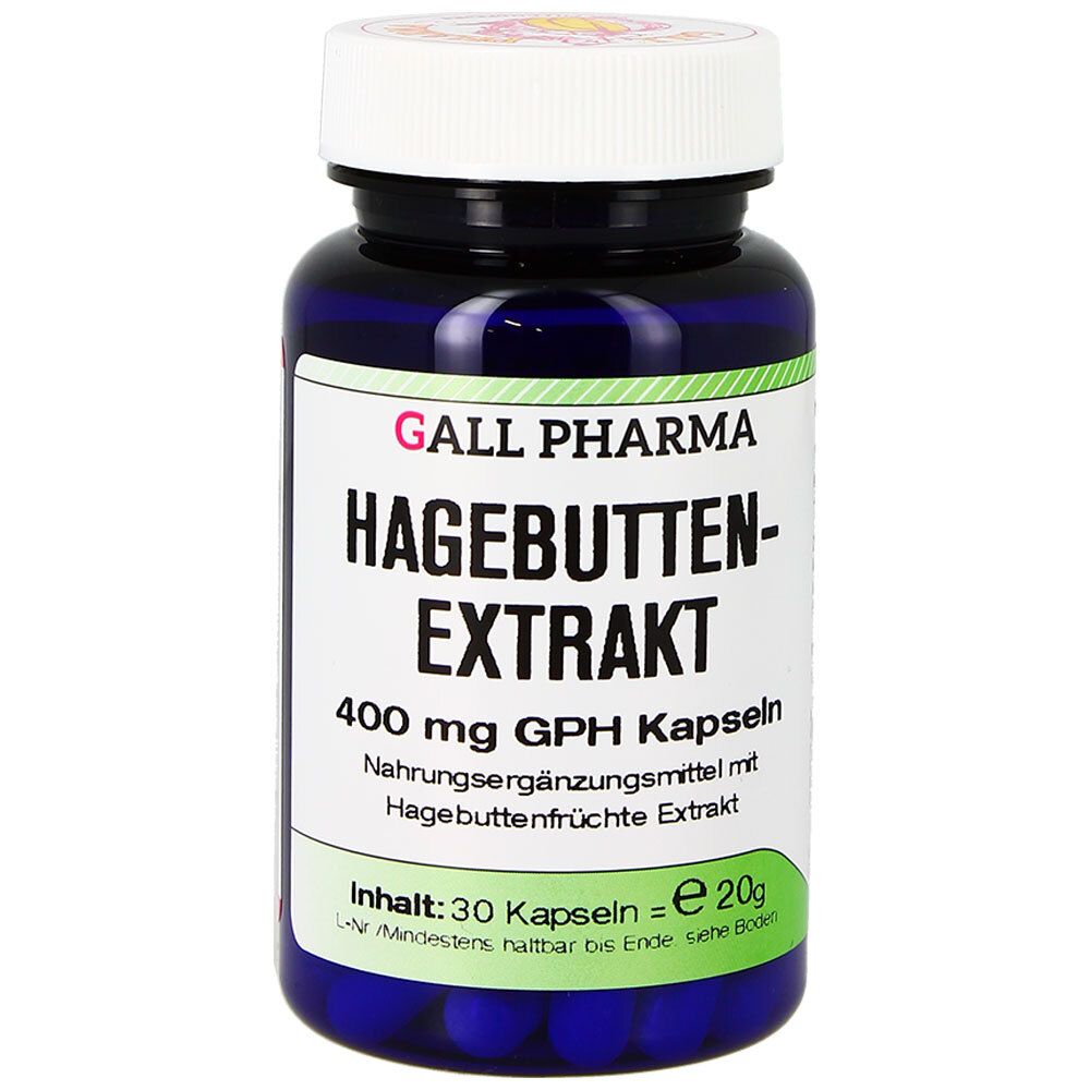 Hagebutten Extrakt 400 mg GPH Kapseln 30 St