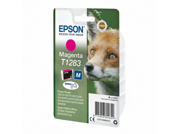 Epson Fox enkelverpakking magenta T1283 DURABrite Ultra inkt