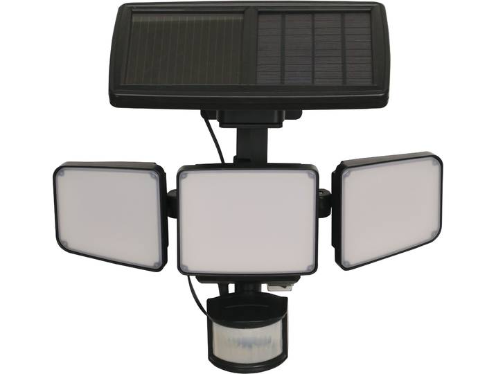 Aussen-Wandleuchte LUXFORM Solar-Sicherheits-Wandleuchte - La Rioja - LED , schwarz, 1 Stk., Leuchten, Aussen-Wandleuchte, Erkennungsmodus (1000LM)