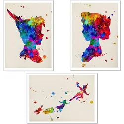 POSTER Set Mit 3 Pan Peter A3 Rahmenlos